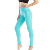 Women's High Stretch Hip-lifting Slim-fit Sweat-absorbent-Lake Green-6