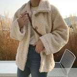 LOVEMI - Lovemi - Women's imitation lamb plush coat