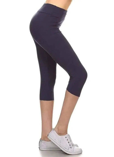 Women's Modal Leggings-Tibetan blue-2