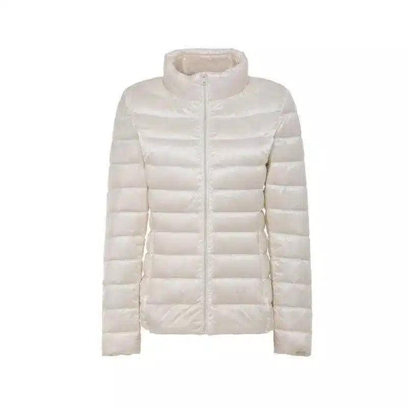 LOVEMI - Lovemi - Women's stand-up collar slim light down jacket