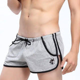 Men's cotton boxer briefs-Grey-1