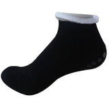 Non-slip yoga socks, silicone granules, yoga socks, floor-Black-6