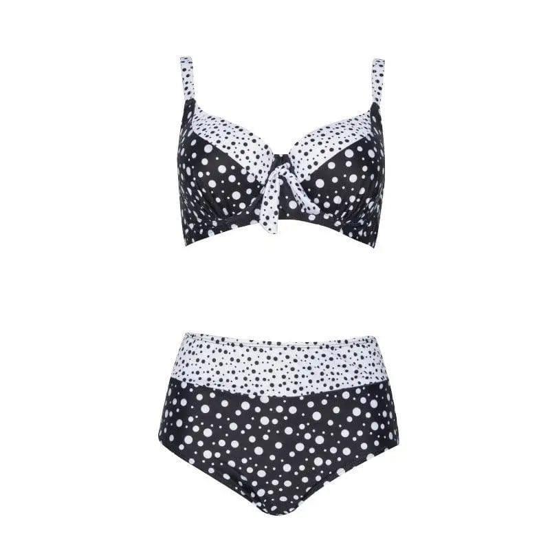 Retro wave dot bikini-2