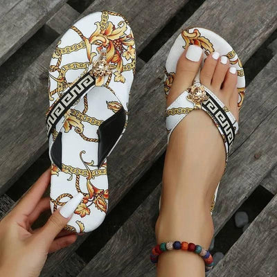 Flip-Flops Women's Slippers New Fashion Fashion-white-1