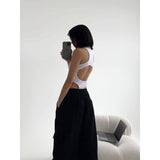 Summer Backless Sleeveless Stretch Jumpsuit Vest For Women-7