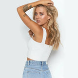 Summer Fashion Women Crop Top Sleeveless Tank Tops-3