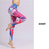 Tie-dye printed yoga pants-5 Style-3