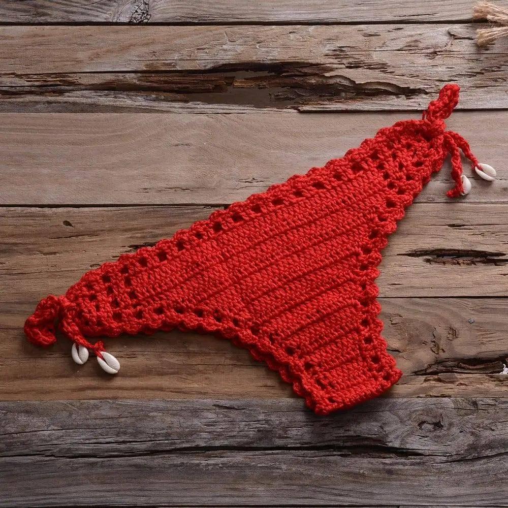 Two-piece bikini-Red1-5