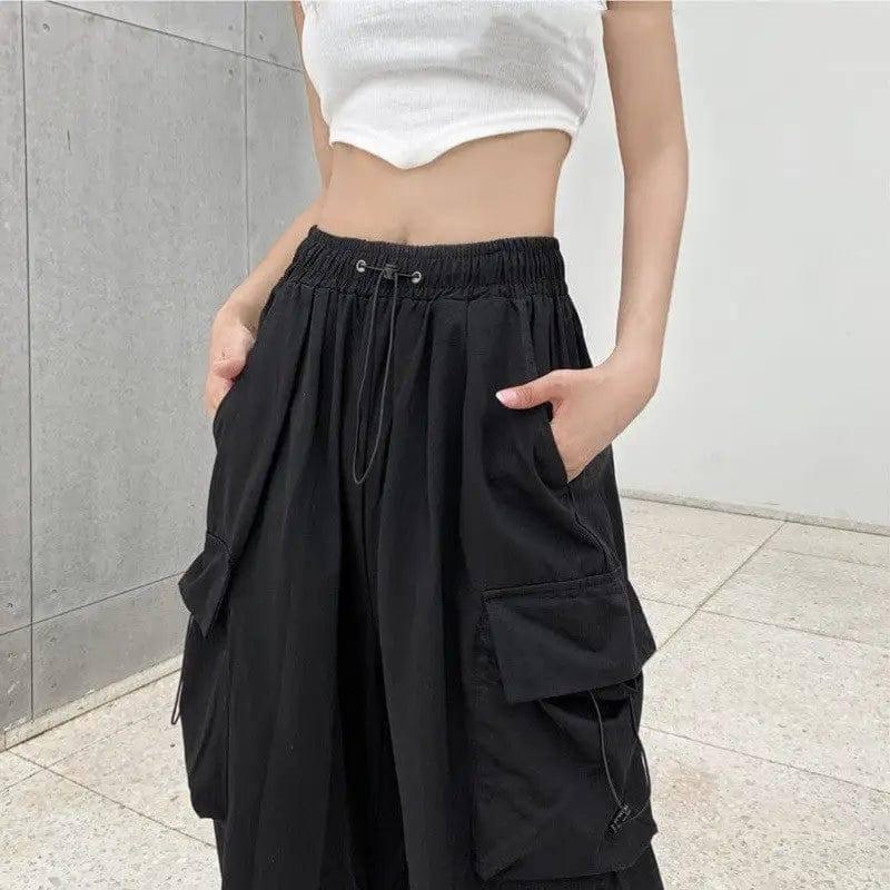 Women's Fashion Loose Large Wide Leg Pants-4