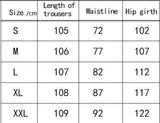 Women's Fashion Stitching Straight Multi-pocket Cargo Pants-6