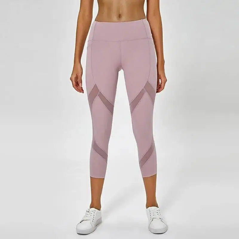 LOVEMI - Lovemi - Yoga pants pocket running sports cropped trousers