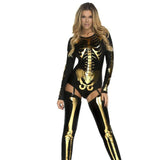 Vampire Witch Queen Halloween Terror-Black gold-1